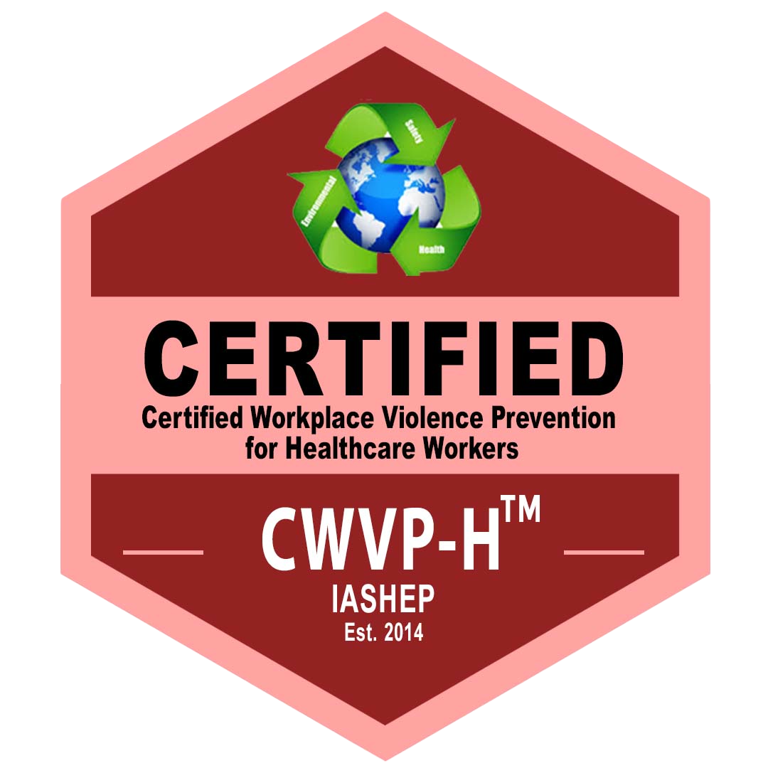 Certified Workplace Violence Prevention for Healthcare Workers (CWVP-H) badge